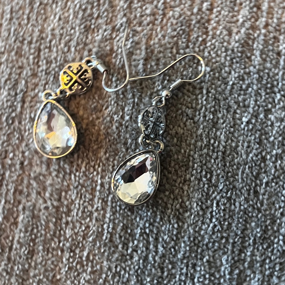 WHBM Dangle crystal earrings